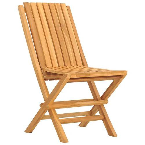 vidaXL vidaXL 5 Piece Garden Dining Set 120x70x75 cm Solid Teak Wood Foldable Outdoor Furniture for Family Meals and Entertaining - Garden Set