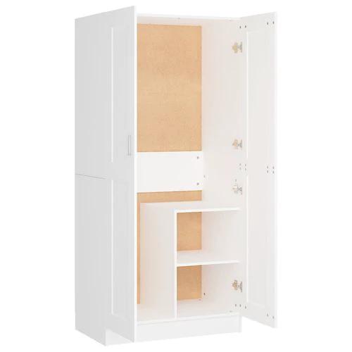vidaXL Engineered Wood Wardrobe 82.5x51.5x180 cm Smoked Oak Finish with Ample Storage for Home Organization by vidaXL