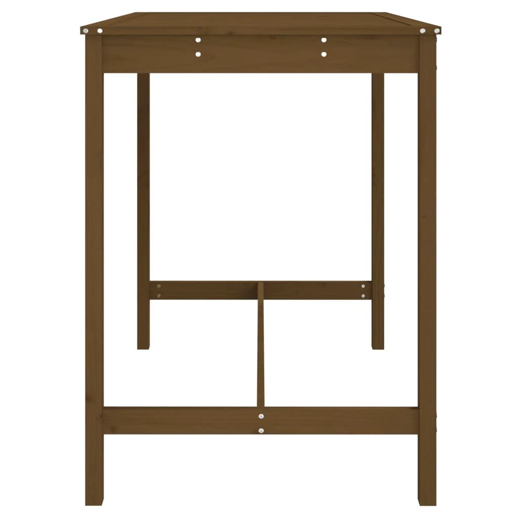 vidaXL Garden Table 82.5x82.5x110 cm Solid Wood Pine by vidaXL
