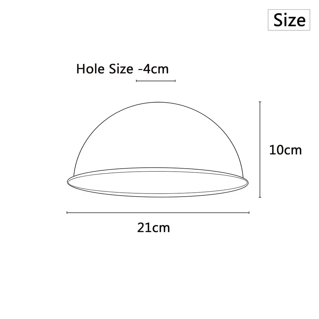 Unbranded Vintage Industrial Easy Fit Dome Shaped Lamp Shade Ceiling, Pendant, Wall Light Metal E27 Light Fitting 60W - Pendant Lights