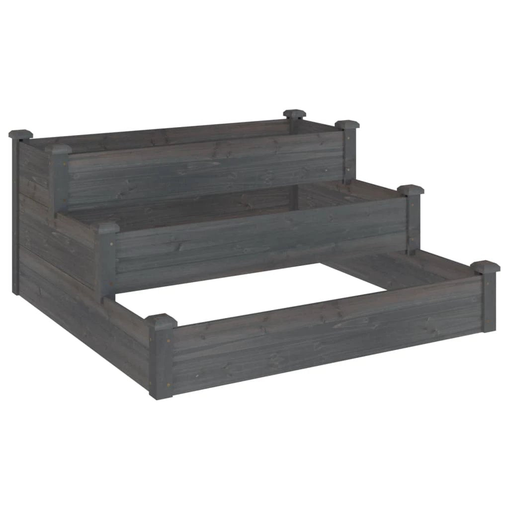 vidaXL Garden Raised Bed 120x120x56 cm Solid Wood Fir by vidaXL