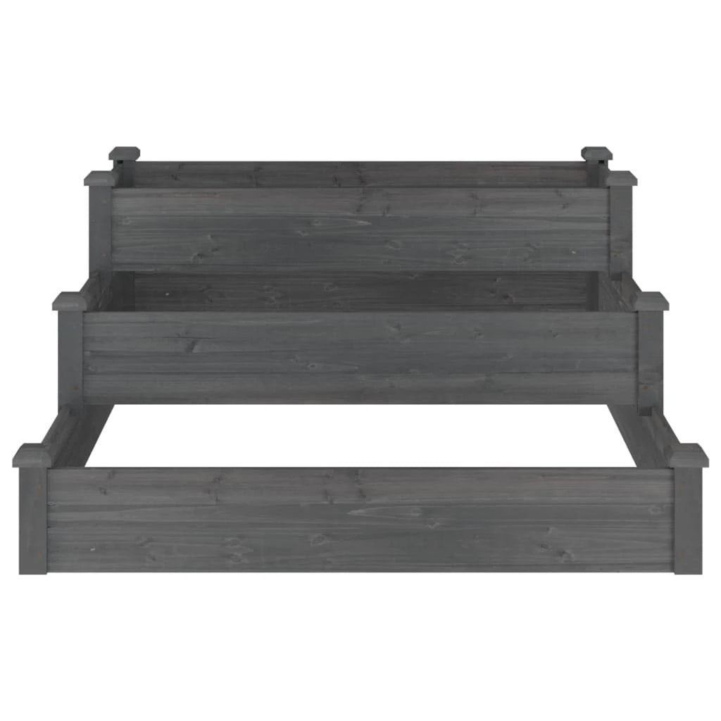 vidaXL Garden Raised Bed 120x120x56 cm Solid Wood Fir by vidaXL