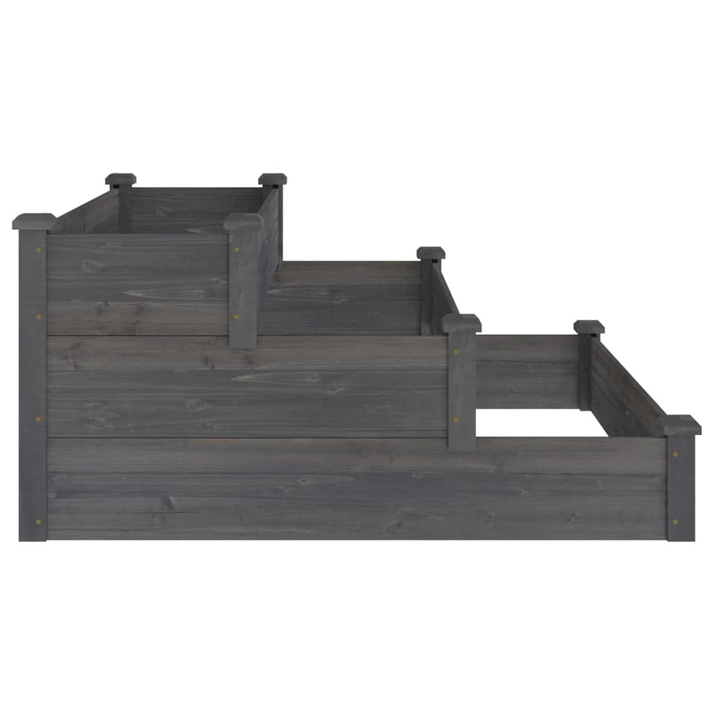 vidaXL Garden Raised Bed 120x120x56 cm Solid Wood Fir by vidaXL