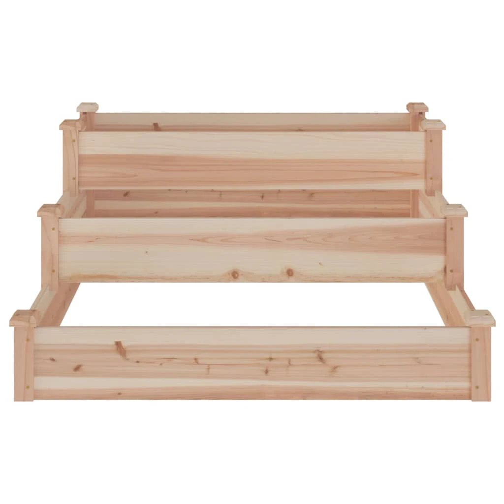 vidaXL Garden Raised Bed 120x120x56 cm Solid Wood Fir by vidaXL