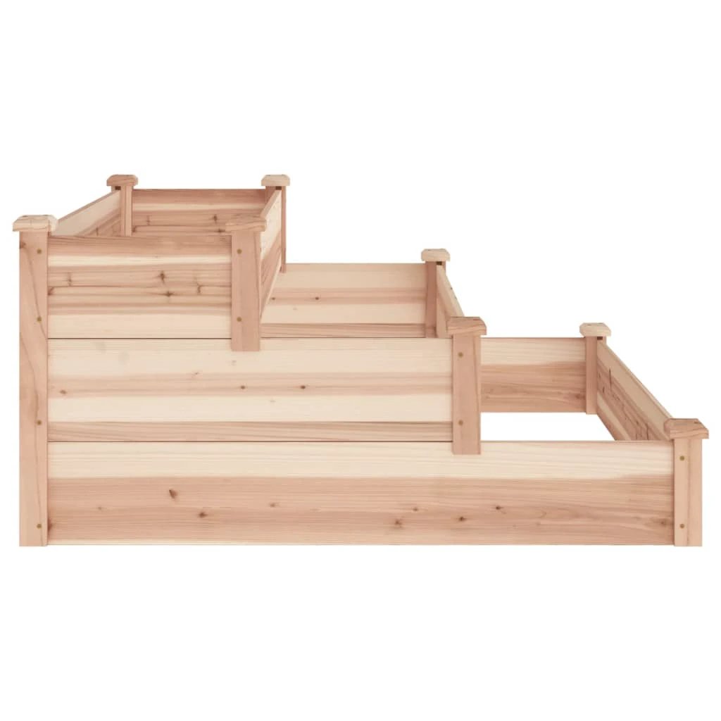 vidaXL vidaXL Garden Raised Bed 120x120x56 cm Solid Wood Fir - Raised Beds