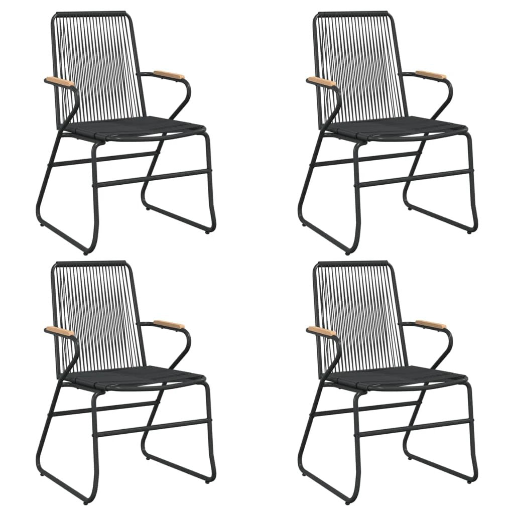 vidaXL VidaXL Garden Dining Set 5 Piece PVC Rattan Weatherproof - Garden Set