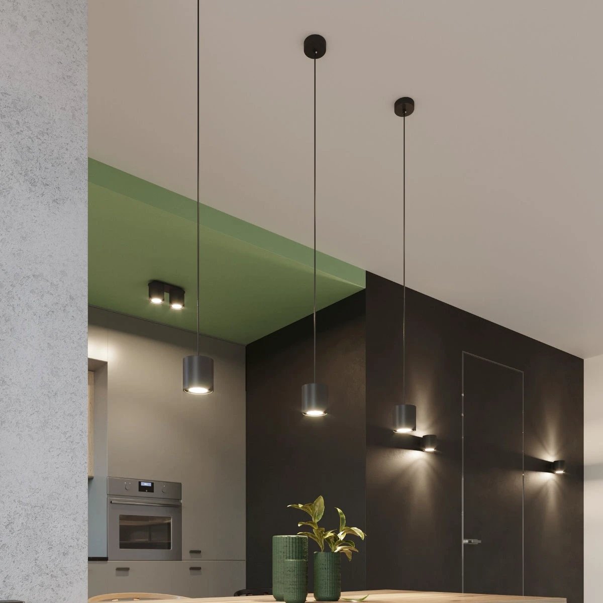 Orbis Ceiling Lamp 26x10x12cm Dual GU10 Modern by Sollux Lighting