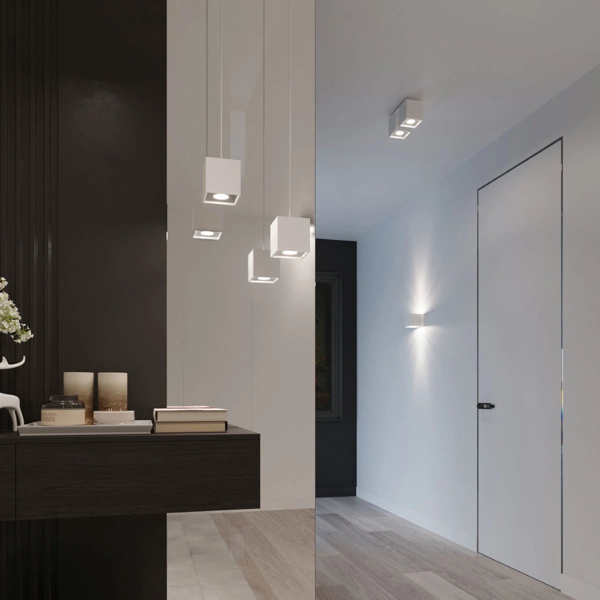 Sollux Lighting Quad Ceiling Lamp 26x11x12 Dual GU10 Home - Ceiling Lights