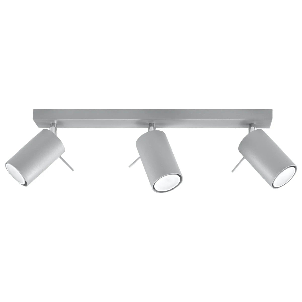 Steel Ring Ceiling Light GU10 45x6x16cm Home by Sollux Lighting