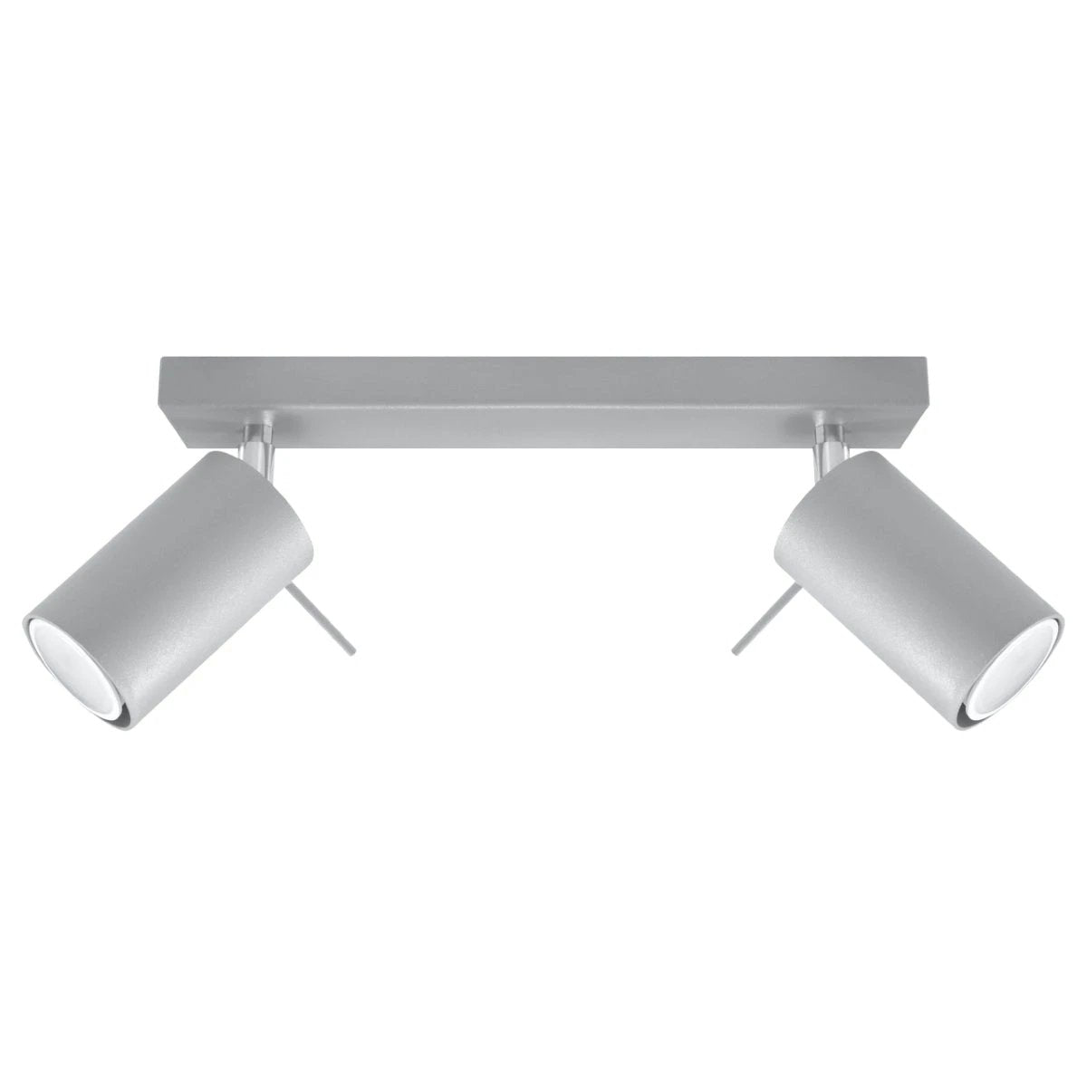 Sollux Lighting Premium Steel Ceiling Light 30x6x16 cm Dual GU10 Heads Ideal For Modern Living Rooms - Ceiling Lights