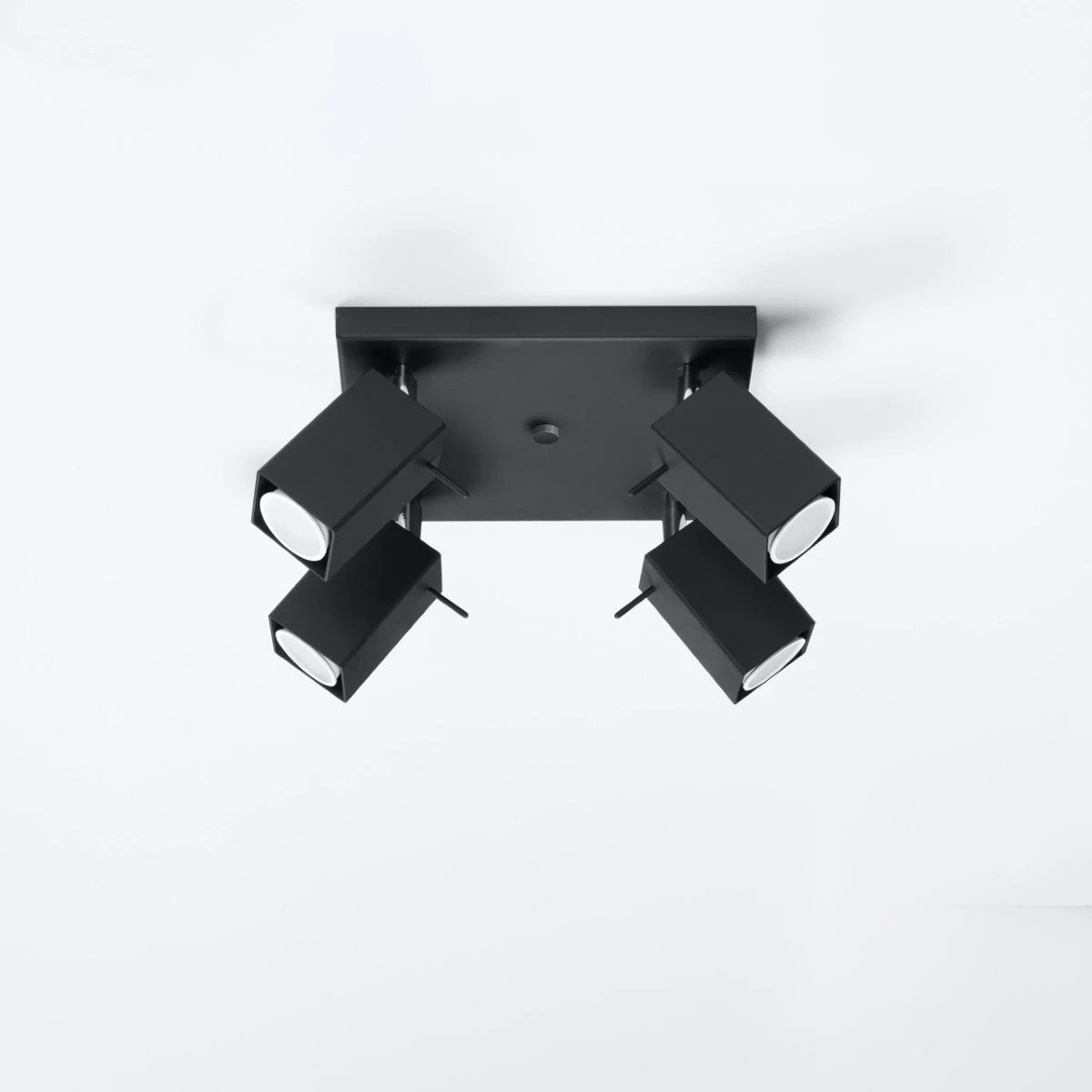 Merida Ceiling Lamp 25x25x16 FourHead Industrial by Sollux Lighting