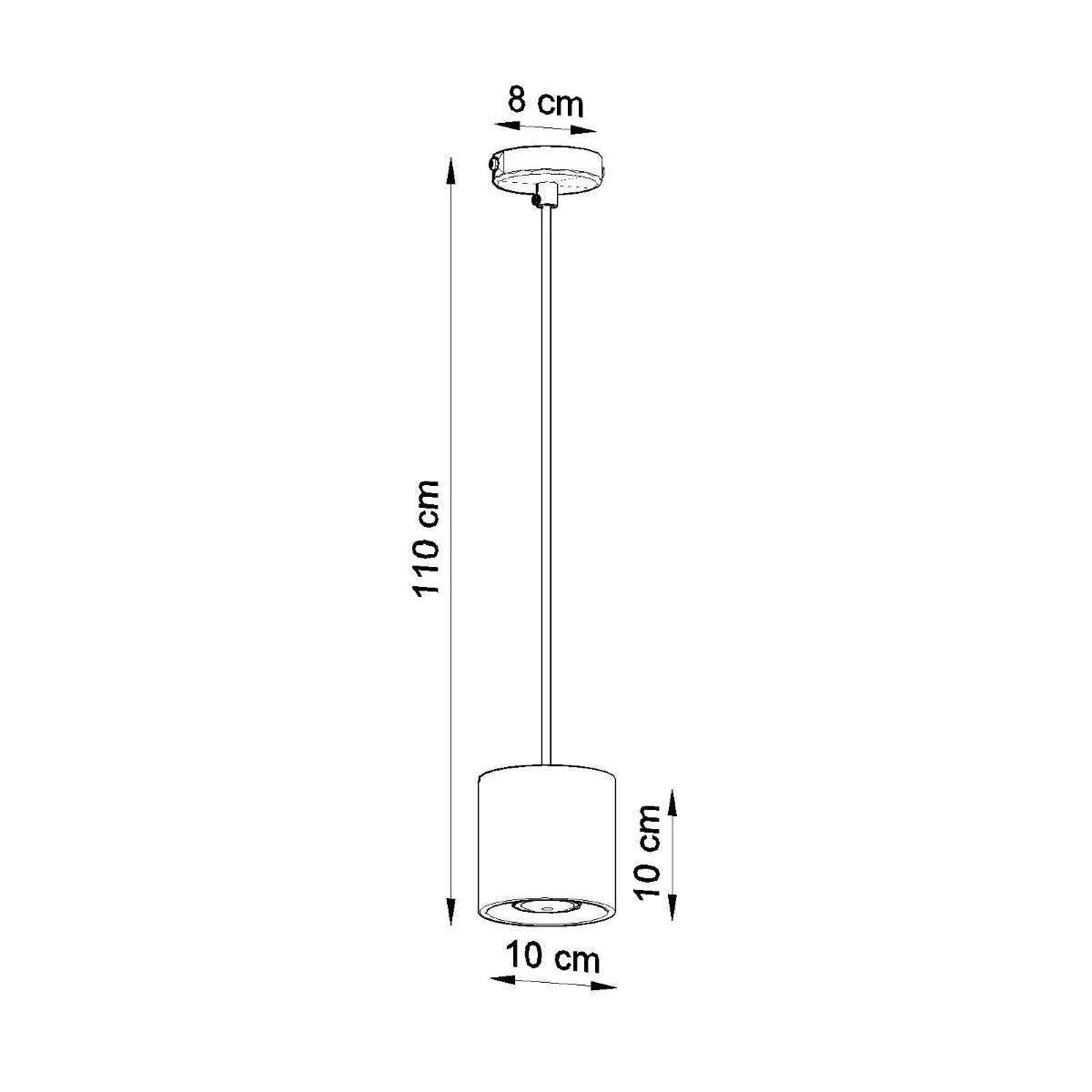 Sollux Lighting Pendant lamp aluminum Orbis modern Design GU10 - Pendant Lights