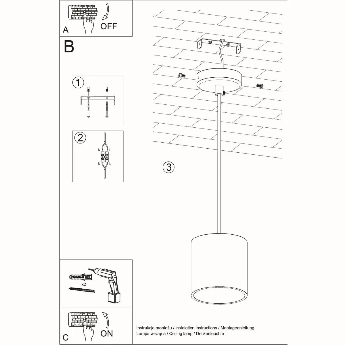 Sollux Lighting Pendant lamp aluminum Orbis modern Design GU10 - Pendant Lights
