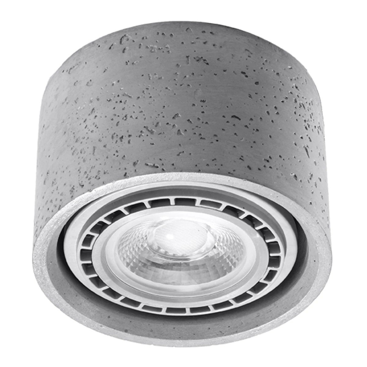 Industrial Ceiling Lamp 14x14x9cm GU10 Loft by Sollux Lighting