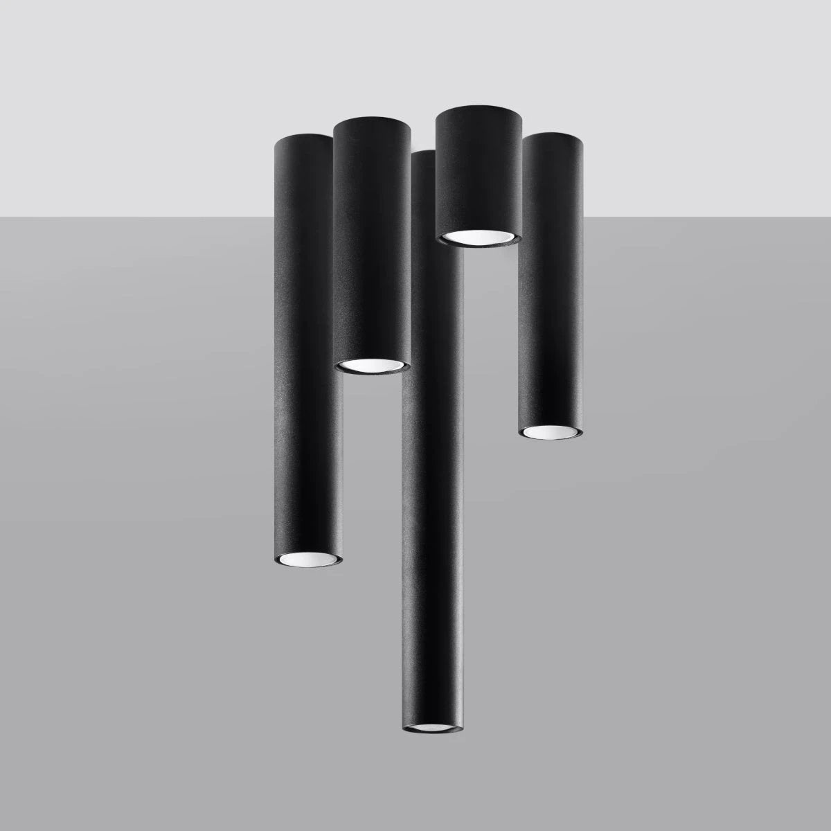 Sollux Lighting Lagos Steel Ceiling Lamp 6x6x20cm GU10 Home - Ceiling Lights