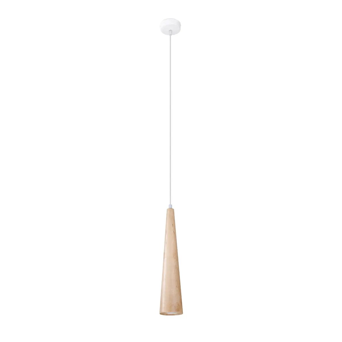 Sollux Lighting Pendant lamp wood Sula Scandinavian Design GU10 - Pendant Lights