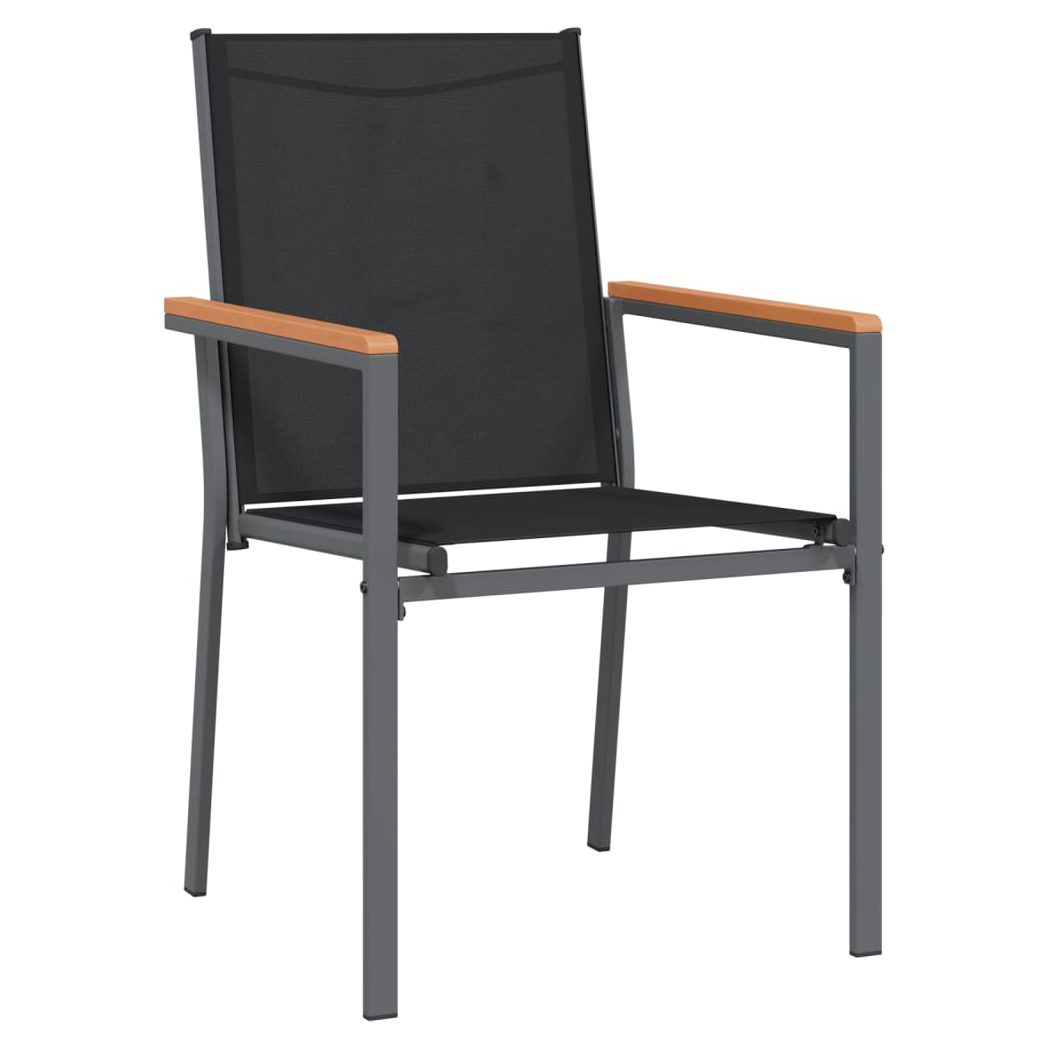 VidaXL Garden Dining Set 3 Piece Textilene and Steel by vidaXL