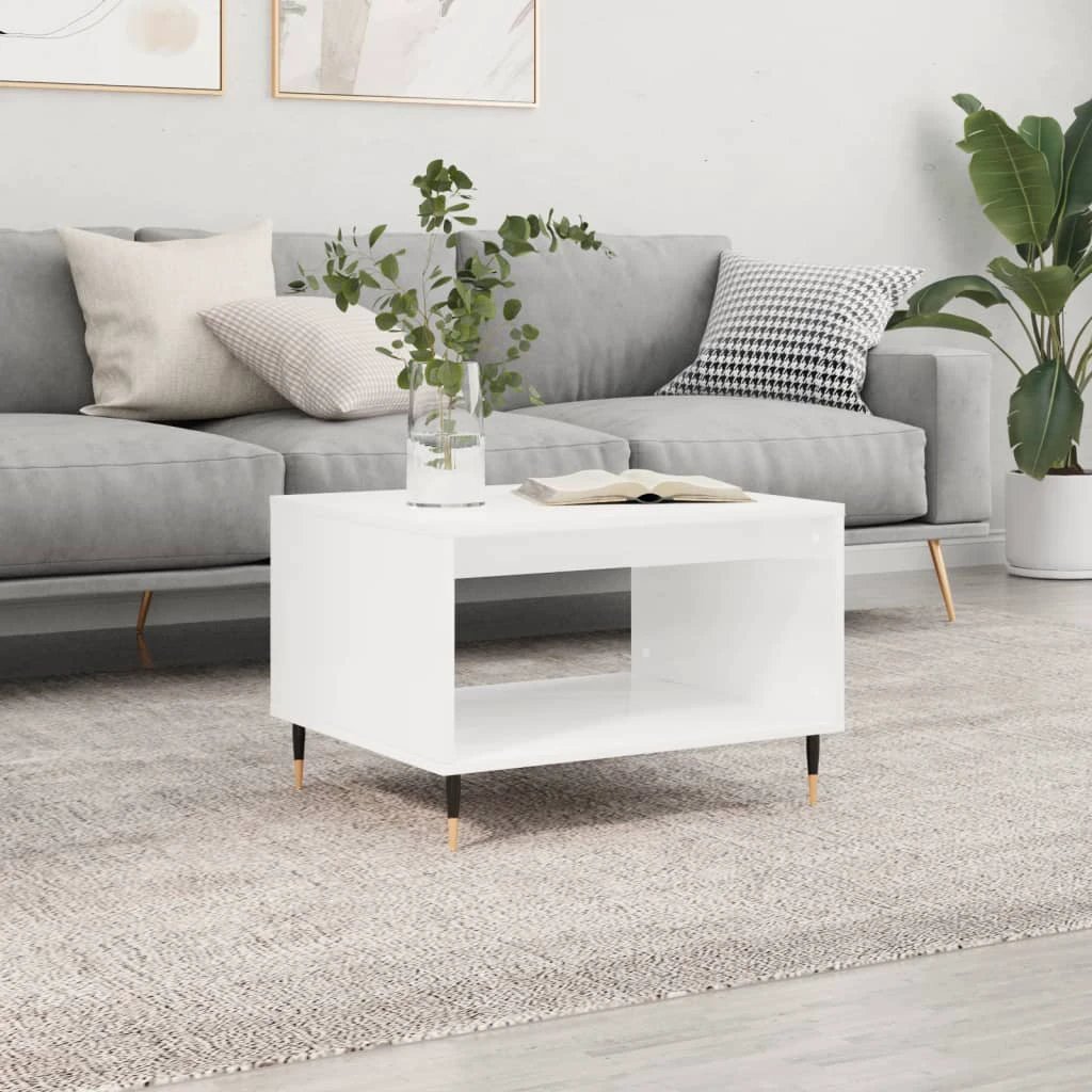 VidaXL Coffee Table 60x50x40 cm Engineered Wood Living Room by vidaXL