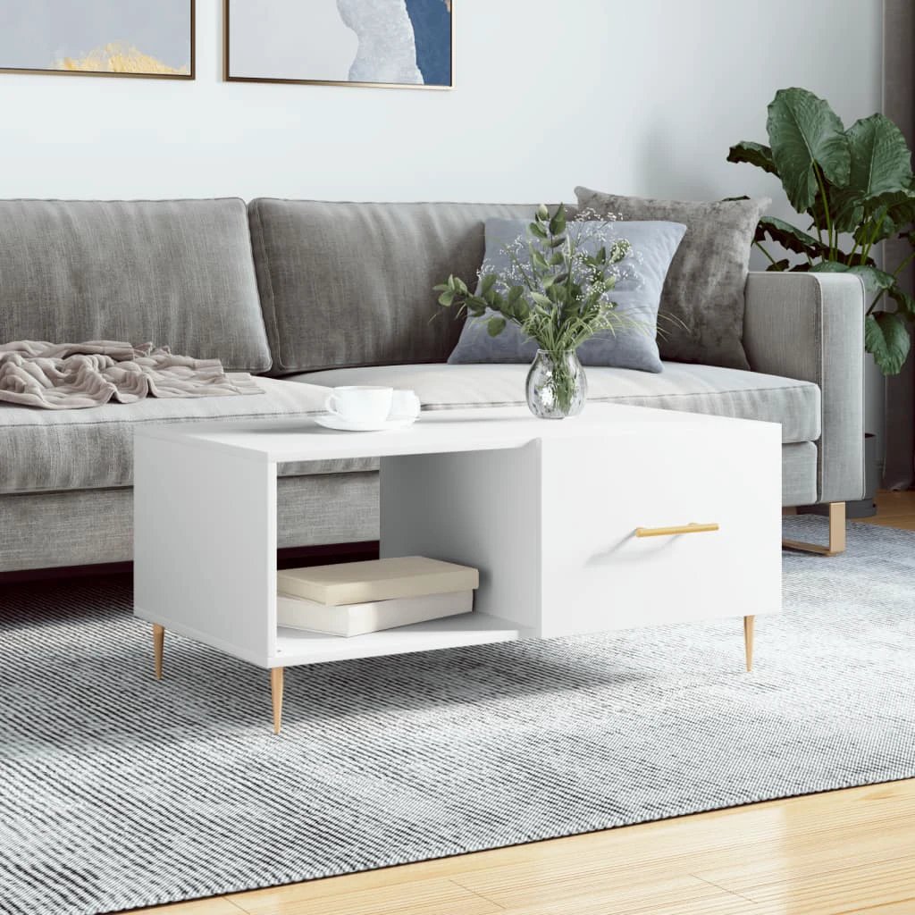 vidaXL vidaXL Coffee Table 90x50x40 cm Engineered Wood Living Room - Coffee Table