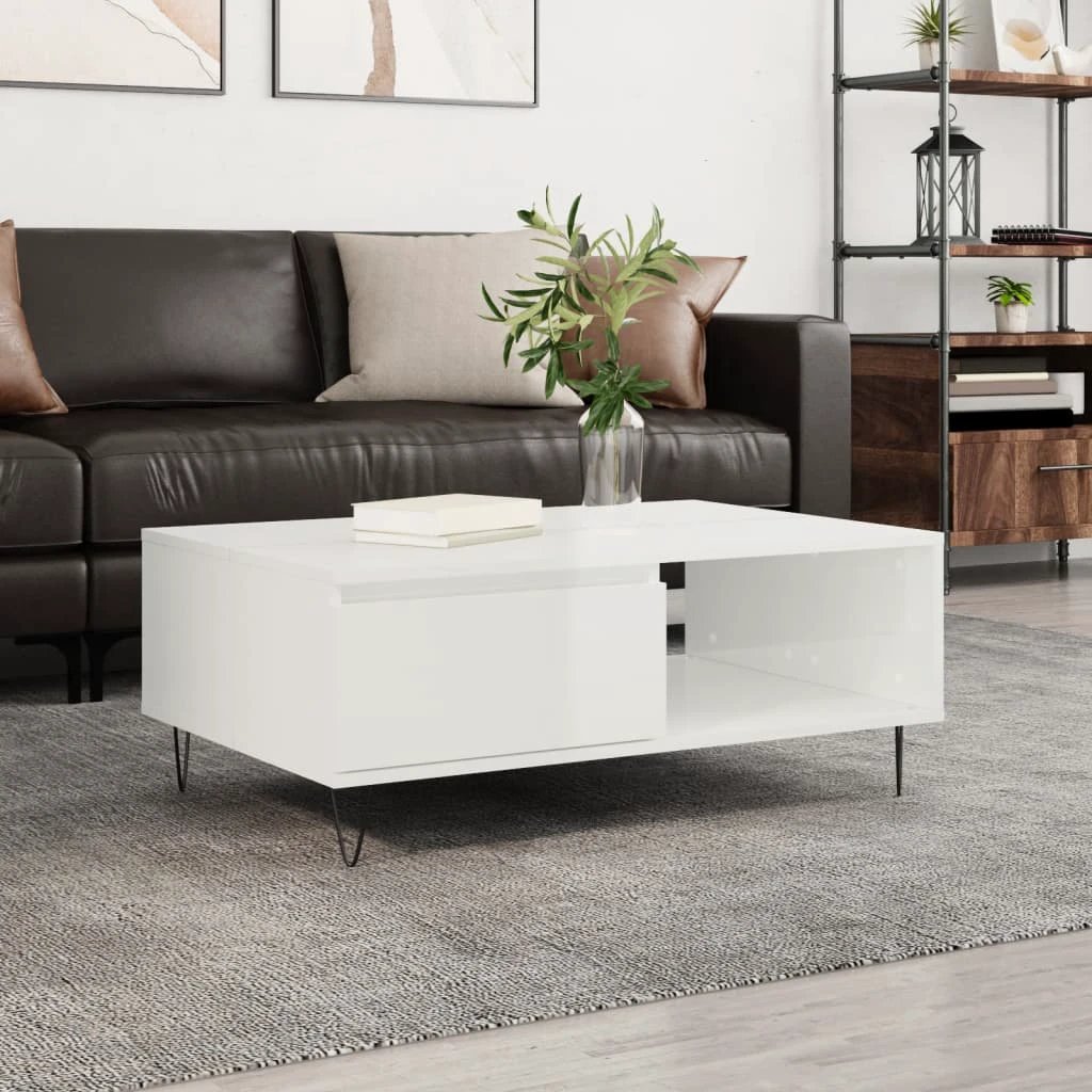 vidaXL VidaXL Coffee Table 90x60x35cm Engineered Wood Living Room - Coffee Table