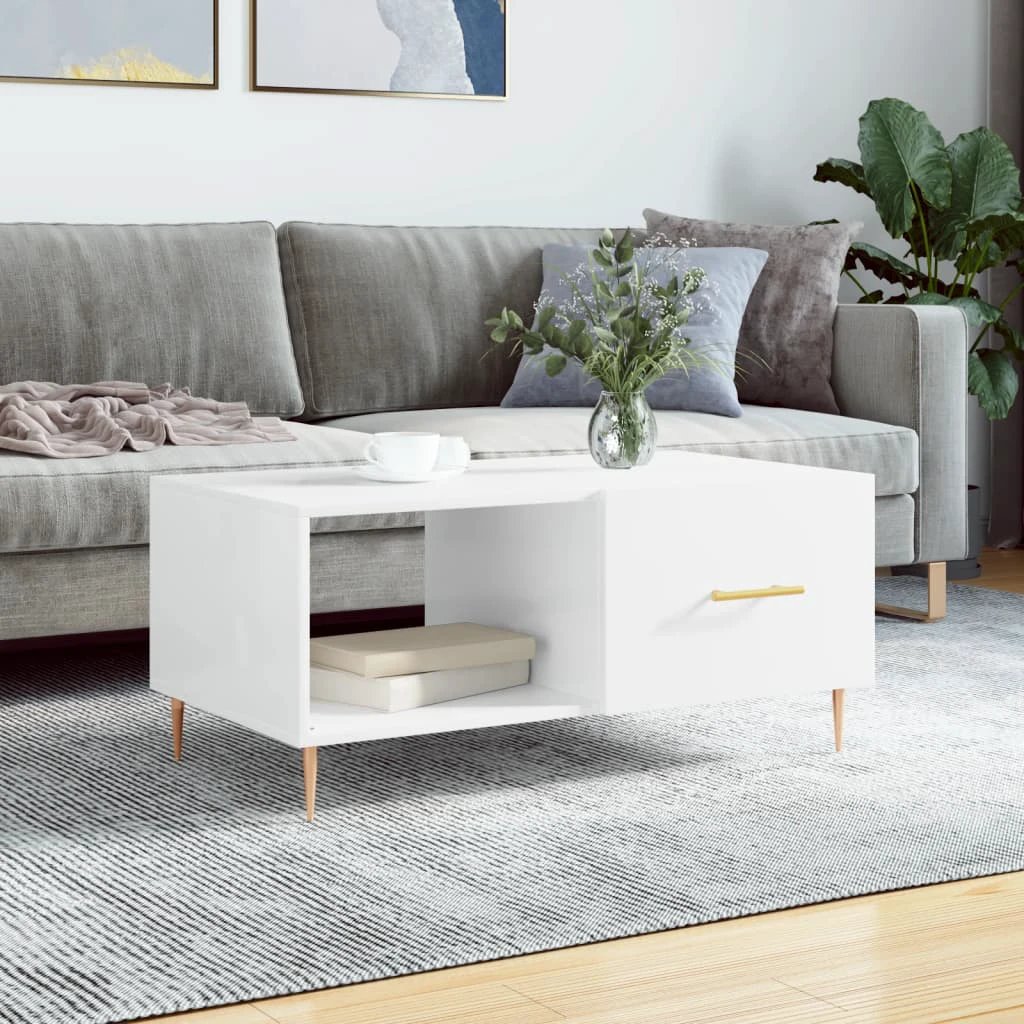 vidaXL Coffee Table 90x50x40 cm Engineered Wood Living Room by vidaXL