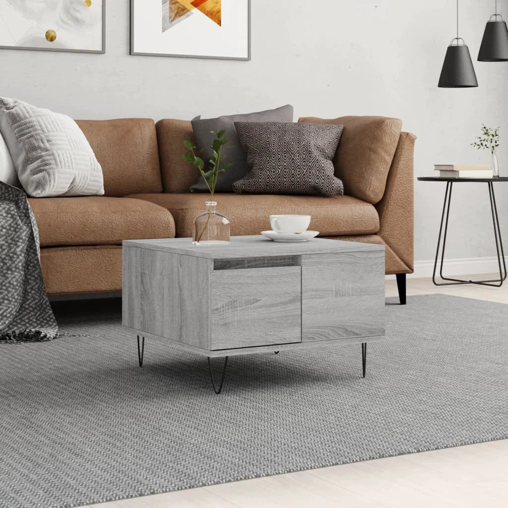 vidaXL VidaXL Coffee Table 55x55x36.5 Engineered Wood Living Room - Coffee Table