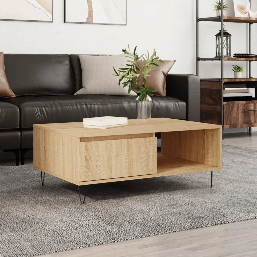 vidaXL VidaXL Coffee Table 90x60x35cm Engineered Wood Living Room - Coffee Table