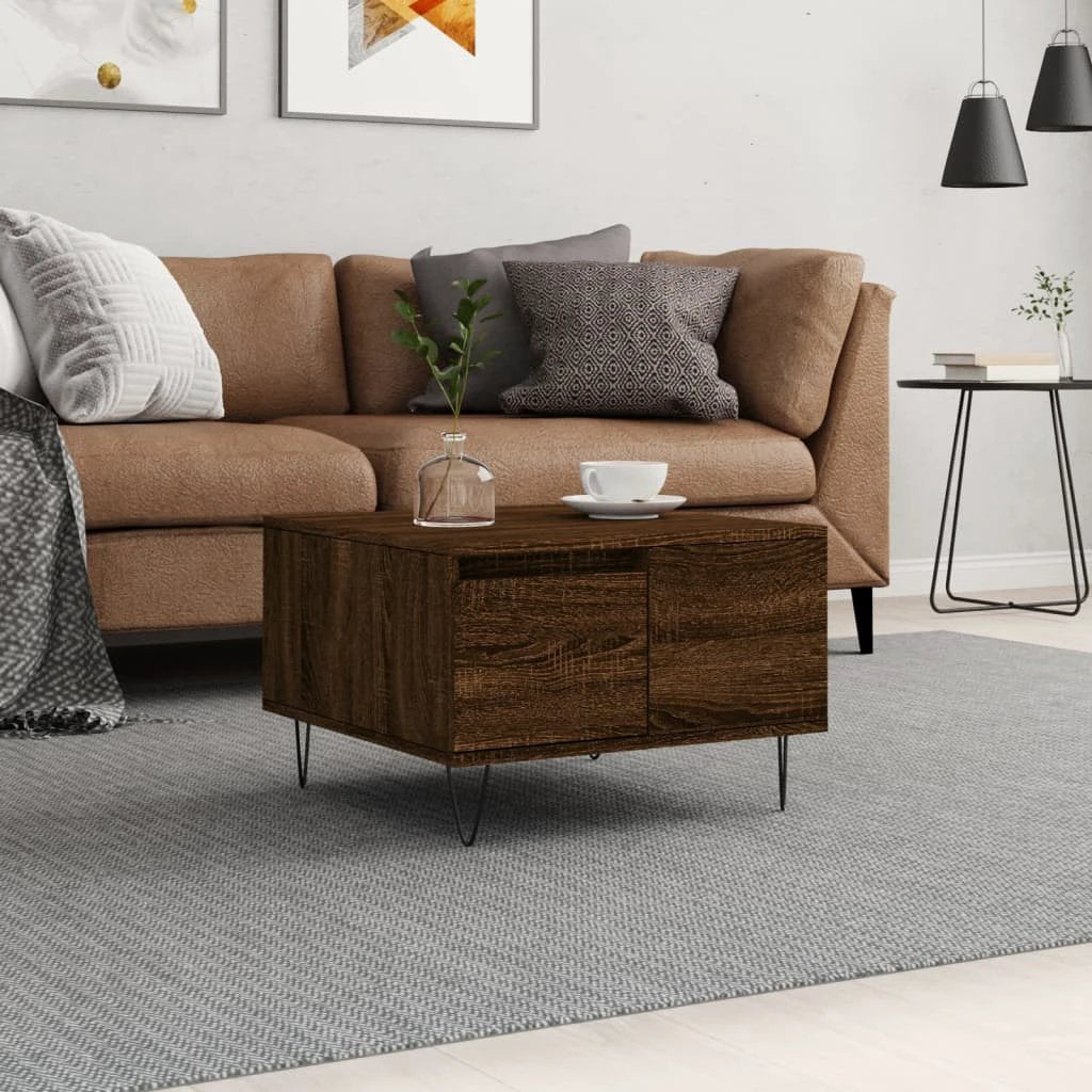 vidaXL VidaXL Coffee Table 55x55x36.5 Engineered Wood Living Room - Coffee Table