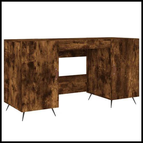 vidaXL Desk 140x50x75 cm Engineered Wood with Ample Storage by vidaXL