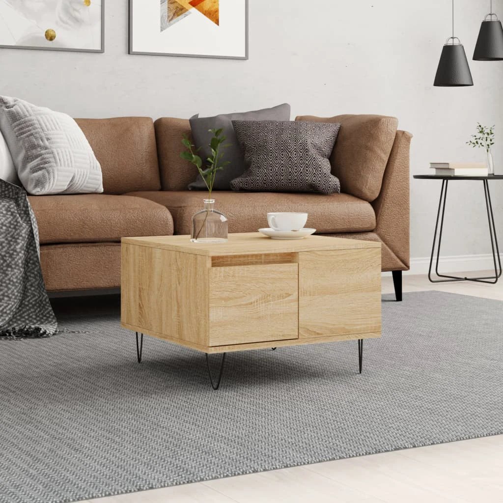vidaXL VidaXL Coffee Table 55x55x36.5 Engineered Wood Living Room - Coffee Table