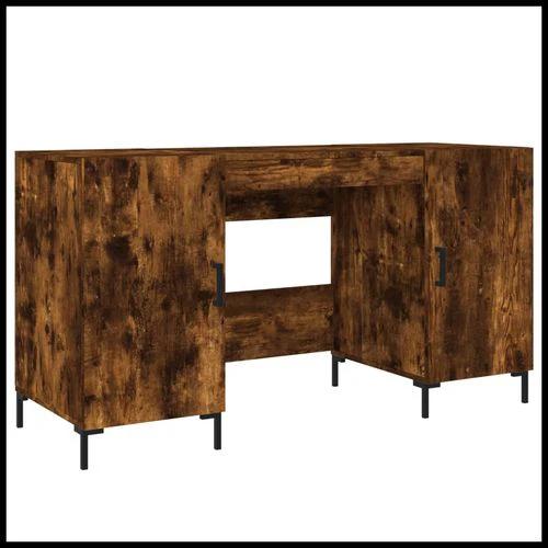 vidaXL vidaXL Desk 140x50x75 cm Engineered Wood with Ample Storage for Home Office Use - Uncategorized Desk