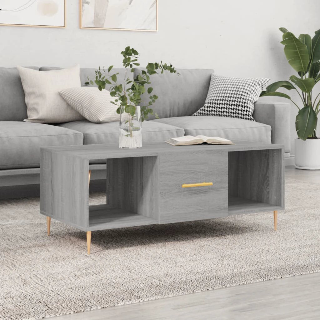 VidaXL Coffee Table 102x50x40cm Engineered Wood Living Room by vidaXL