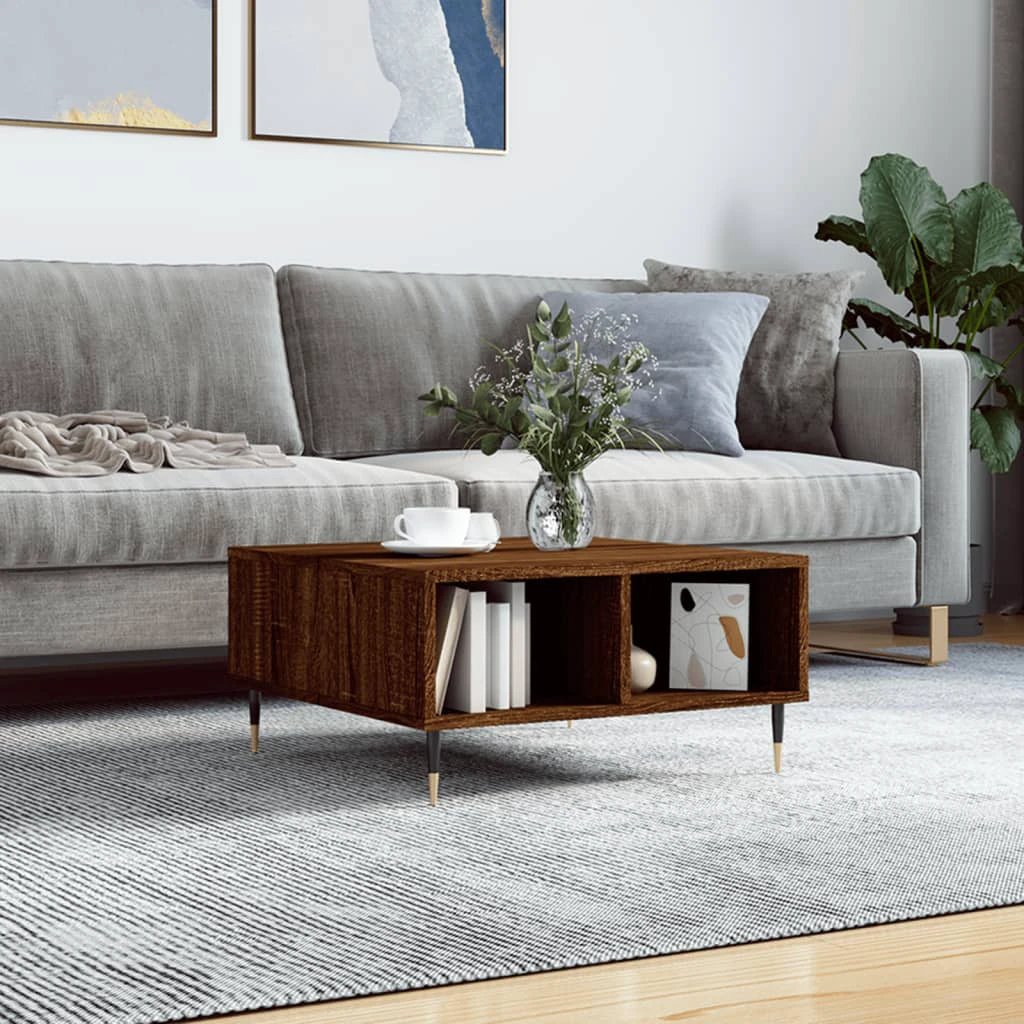 vidaXL VidaXL Coffee Table 60x60x30 cm Engineered Wood Living Room - Coffee Table