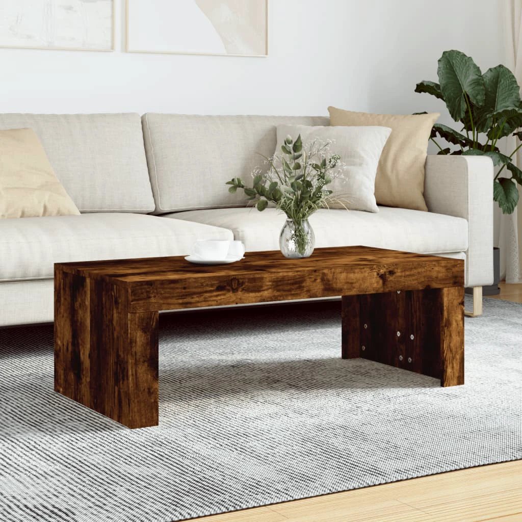 VidaXL Coffee Table 102x50x36 Engineered Wood Living Room by vidaXL