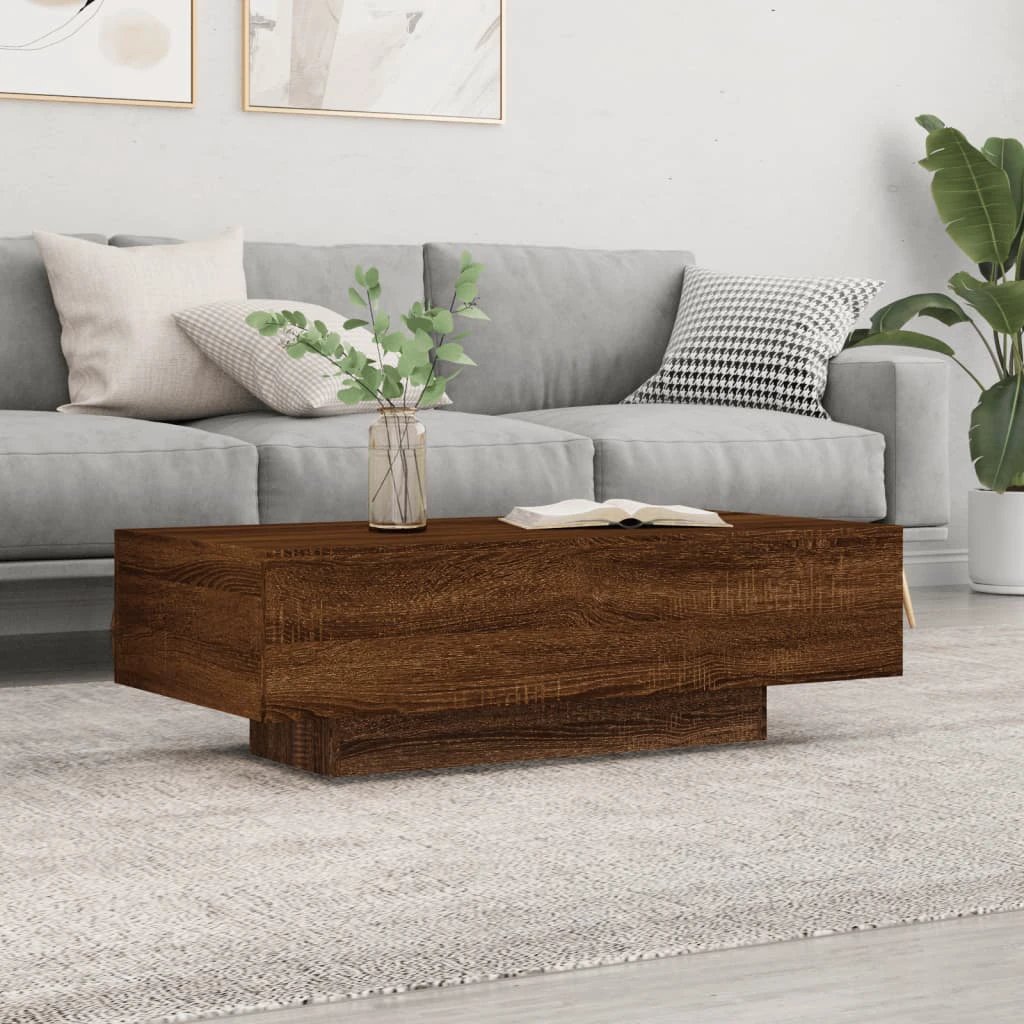 vidaXL vidaXL Coffee Table 100x49.5x31 cm Engineered Wood Moisture Resistant Living Room - Coffee Table