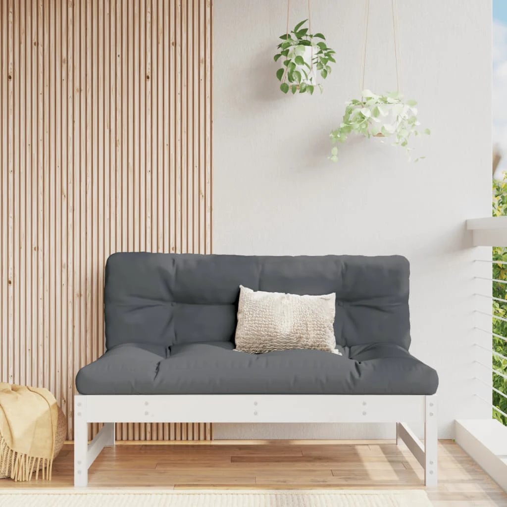vidaXL VidaXL Middle Sofa 120x80 Cm Slatted Pine Cushioned Garden - Sofa