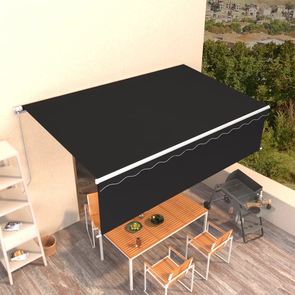 vidaXL VidaXL Awning 3x2.5m Blue White Outdoor - Cover