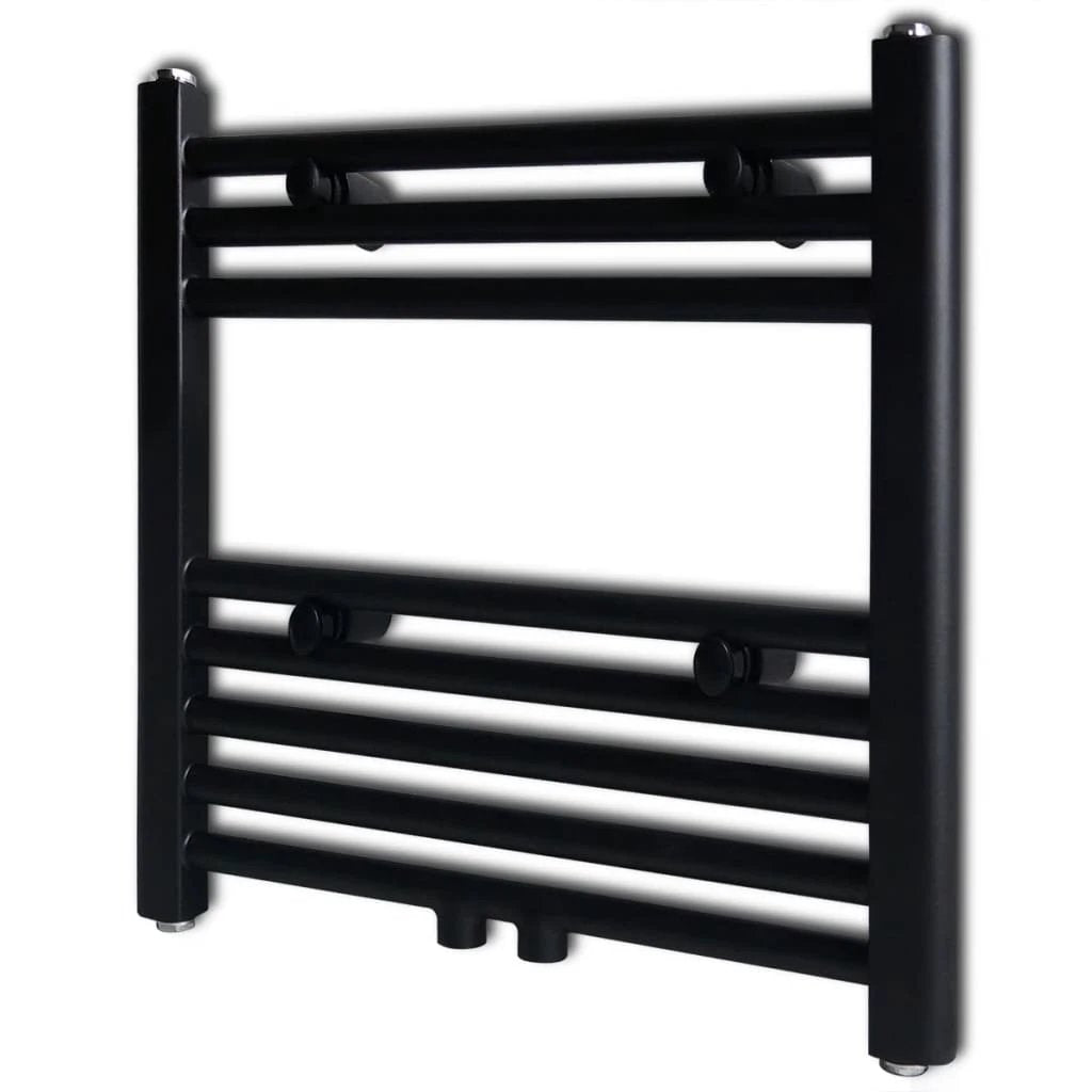 vidaXL Quality Grey Towel Rail Radiator 480x480mm Dual Purpose Hydronic Heating For Bathroom - Radiator