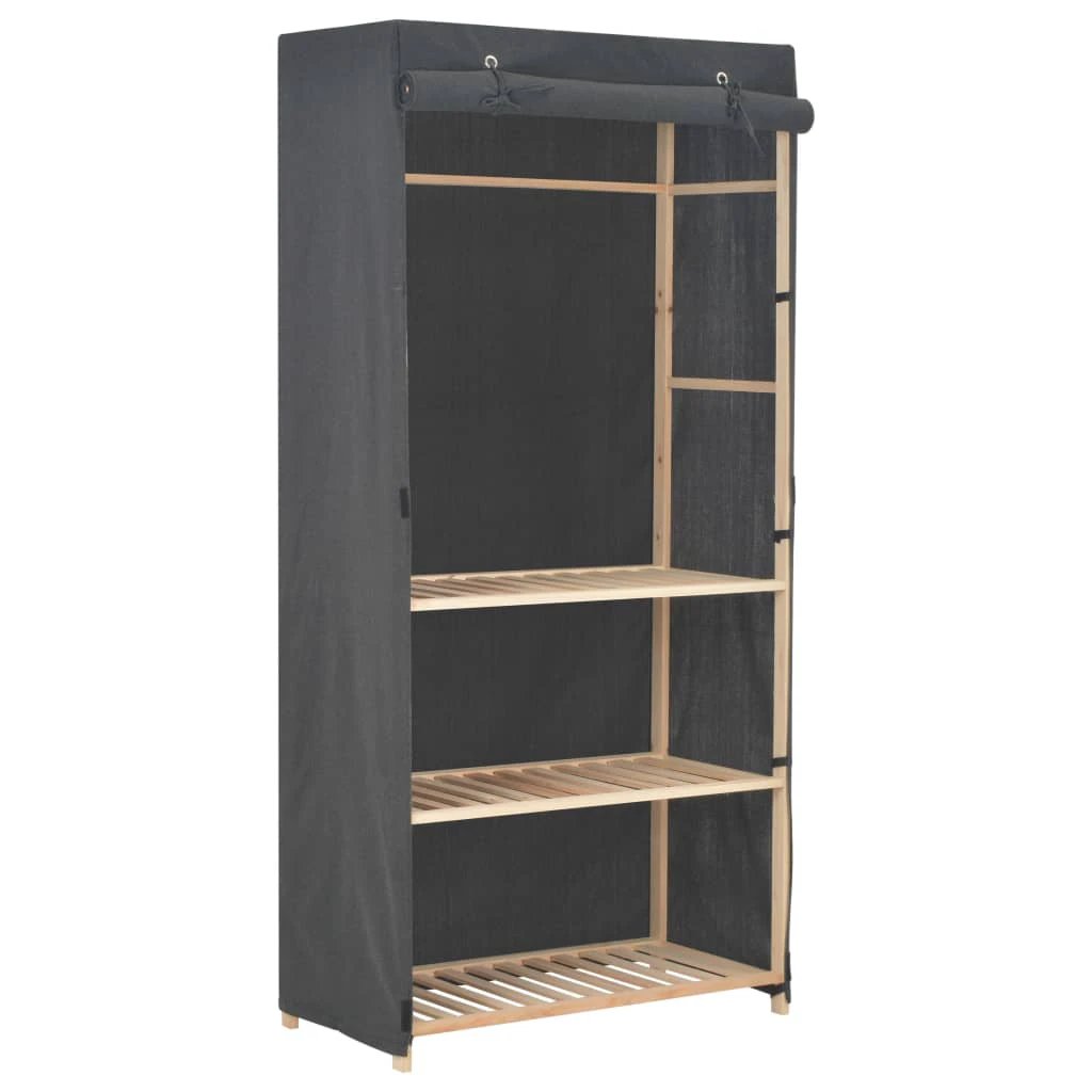vidaXL 3-Tier Clothes Wardrobe 79x40x170 cm by vidaXL