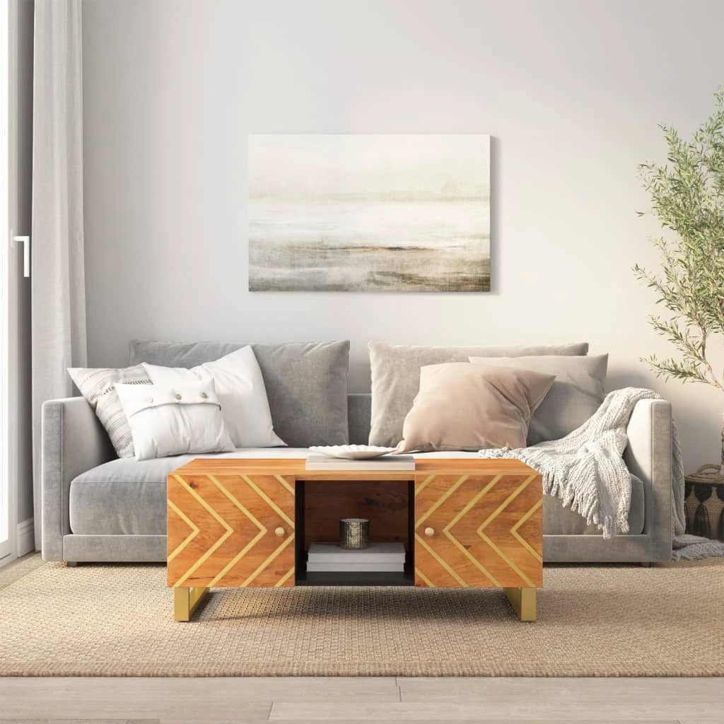 vidaXL Coffee Table 100x54x40cm SolidMango Living by vidaXL