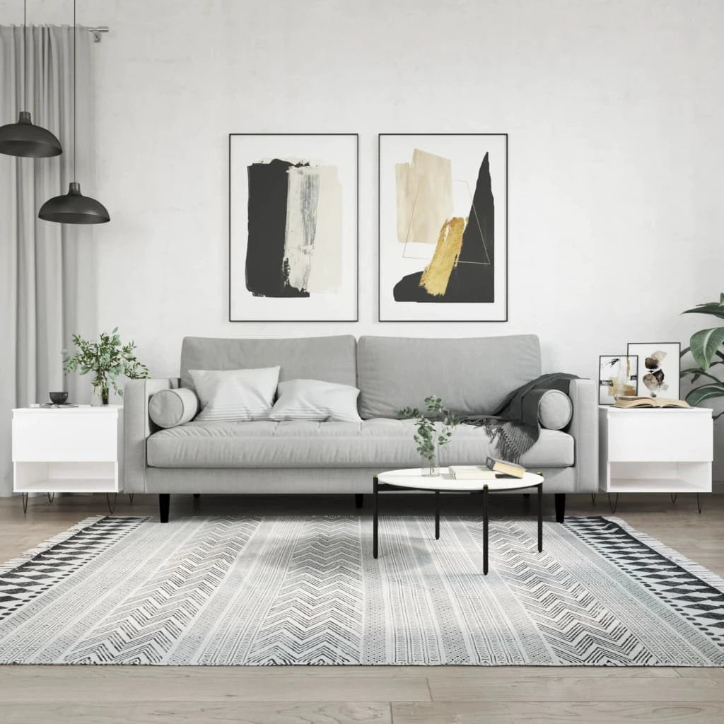 VidaXL Coffee Table 50x46x50 cm Engineered Wood Moisture Resistant Finish Living Room by vidaXL