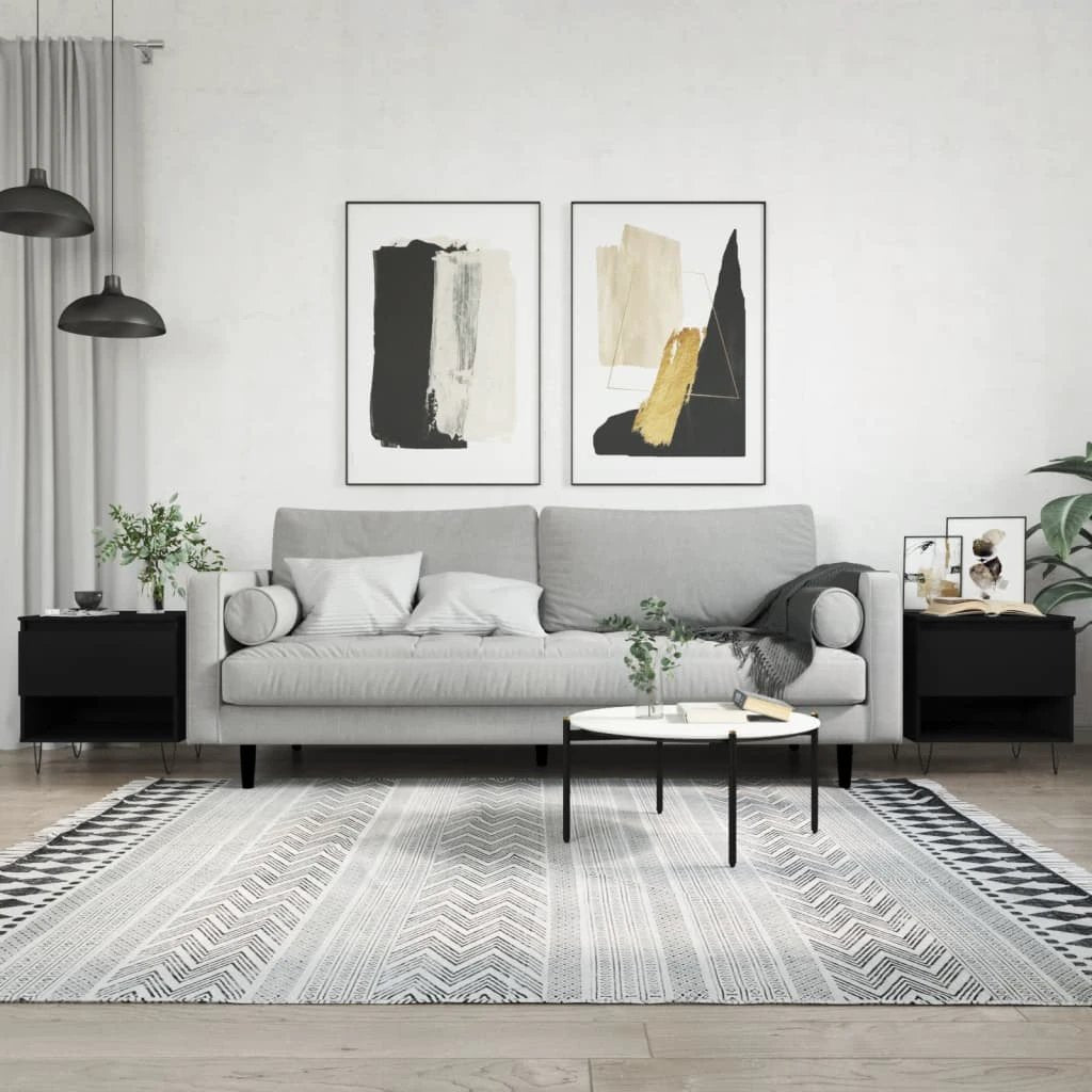 VidaXL Coffee Table 50x46x50 cm Engineered Wood Moisture Resistant Finish Living Room by vidaXL