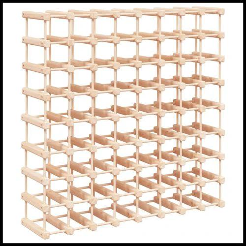 vidaXL Wine Rack for 12 Bottles 36x23x36 cm Solid Pine Wood for Elegant Wine Storage and Display by vidaXL