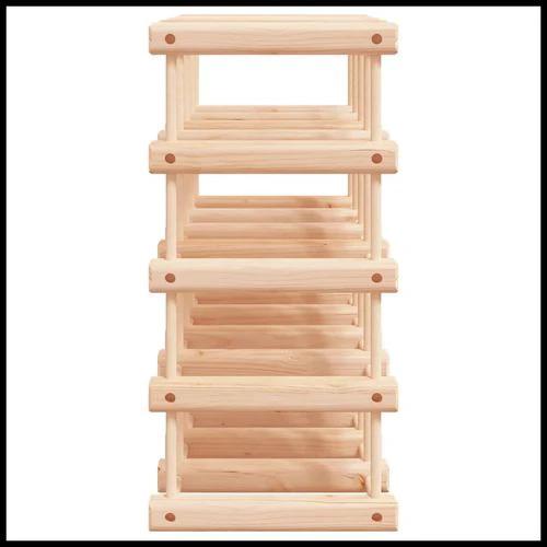 vidaXL Wine Rack for 12 Bottles 36x23x36 cm Solid Pine Wood for Elegant Wine Storage and Display by vidaXL