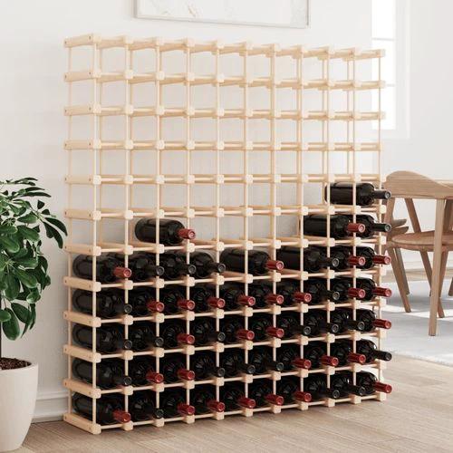 vidaXL vidaXL Wine Rack for 12 Bottles 36x23x36 cm Solid Pine Wood for Elegant Wine Storage and Display -