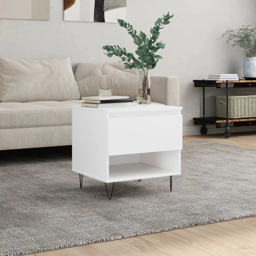 vidaXL VidaXL Coffee Table 50x46x50 cm Engineered Wood Moisture Resistant Finish Living Room - Coffee Table