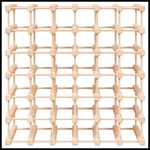 vidaXL vidaXL Wine Rack for 12 Bottles 36x23x36 cm Solid Pine Wood for Elegant Wine Storage and Display -