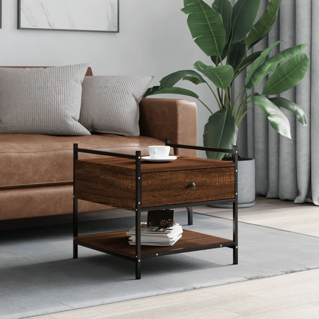 VidaXL Coffee Table 99x50x50 cm Engineered Wood Living Room by vidaXL