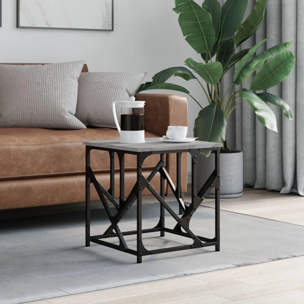 vidaXL VidaXL Coffee Table 45x45x47.5 cm Engineered Wood Moisture Resistant Living Room Decor - Coffee Table
