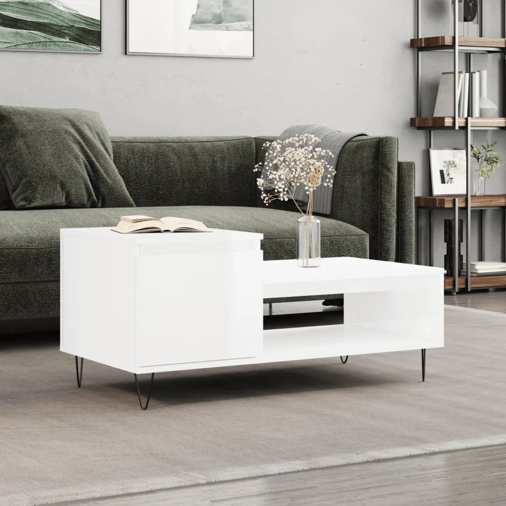 vidaXL vidaXL Coffee Table 100x50x45cm Engineered Wood - Coffee Table